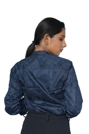 Unisex Short Kurta Set Midnight Gala PanacheUnis| Premium Cotton-Satin Kurta Shirt
