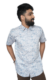 Unisex White Half Sleeve Shirt Oak PanacheUnis| Pure Cotton Shirt
