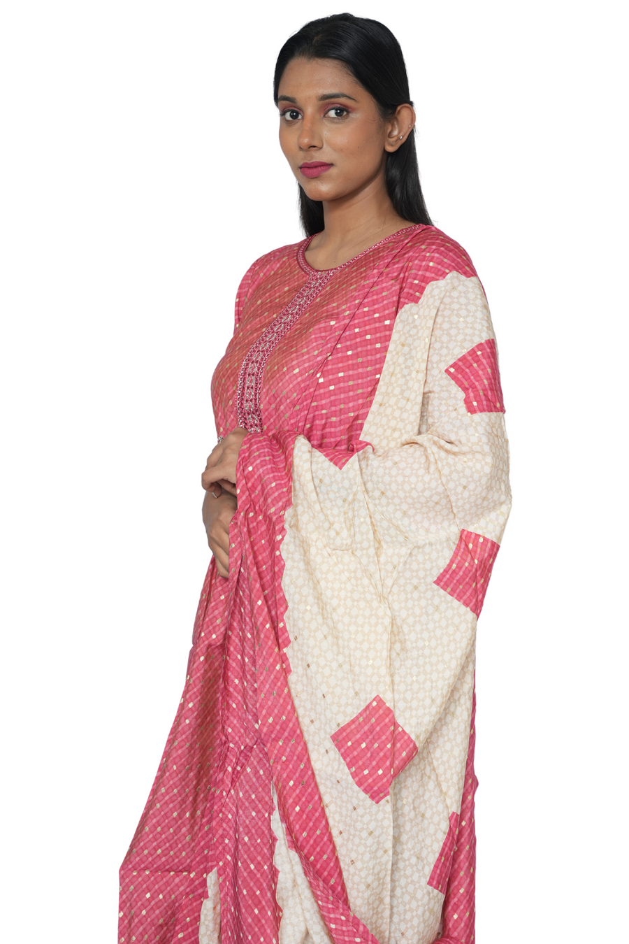 3 Piece Kurta Set Ballet Pink