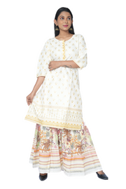 Oversized Kurti Blossom Bliss