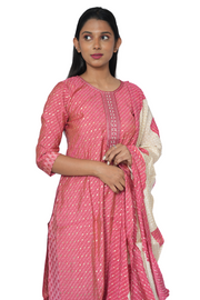 3 Piece Kurta Set Ballet Pink