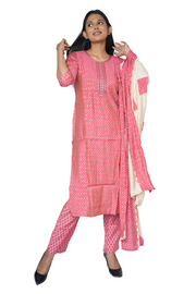 3 Piece Kurta Set Ballet Pink