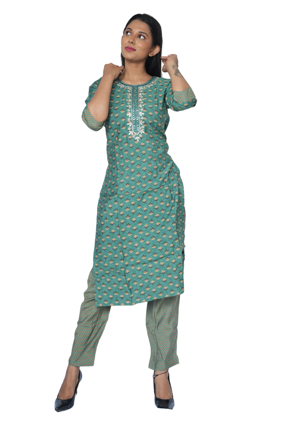 2 Piece Kurta Set Meadow Magic Duo