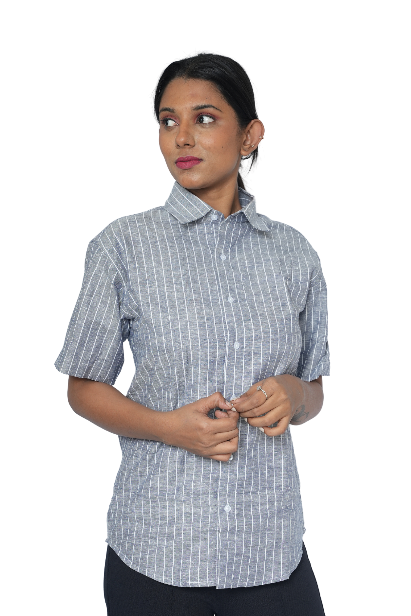 Unisex Half Sleeve Shirts Nimbus Lines PanacheUnis | Pure Cotton Shirt