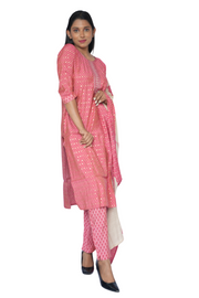 3 Piece Kurta Set Ballet Pink