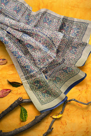 Madhubani Saree by Sarandhri Madhubani Print Saree Mystique x One Blouse