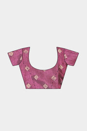 Royal Silk Saree by Sarandhri Rajdarbari Silk Glimmering Garnet Elegance x One Blouse