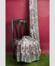Manipuri Print Saree by Sarandhri Abhushit Graze and Grace x One Blouse