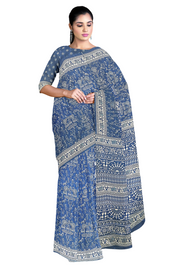 Silk Saree by Sarandhri Dola Silk Lux Silk Bluebird's Melody x One Blouse