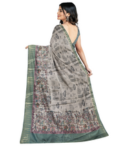 Manipuri Print Saree by Sarandhri Abhushit Graze and Grace x One Blouse
