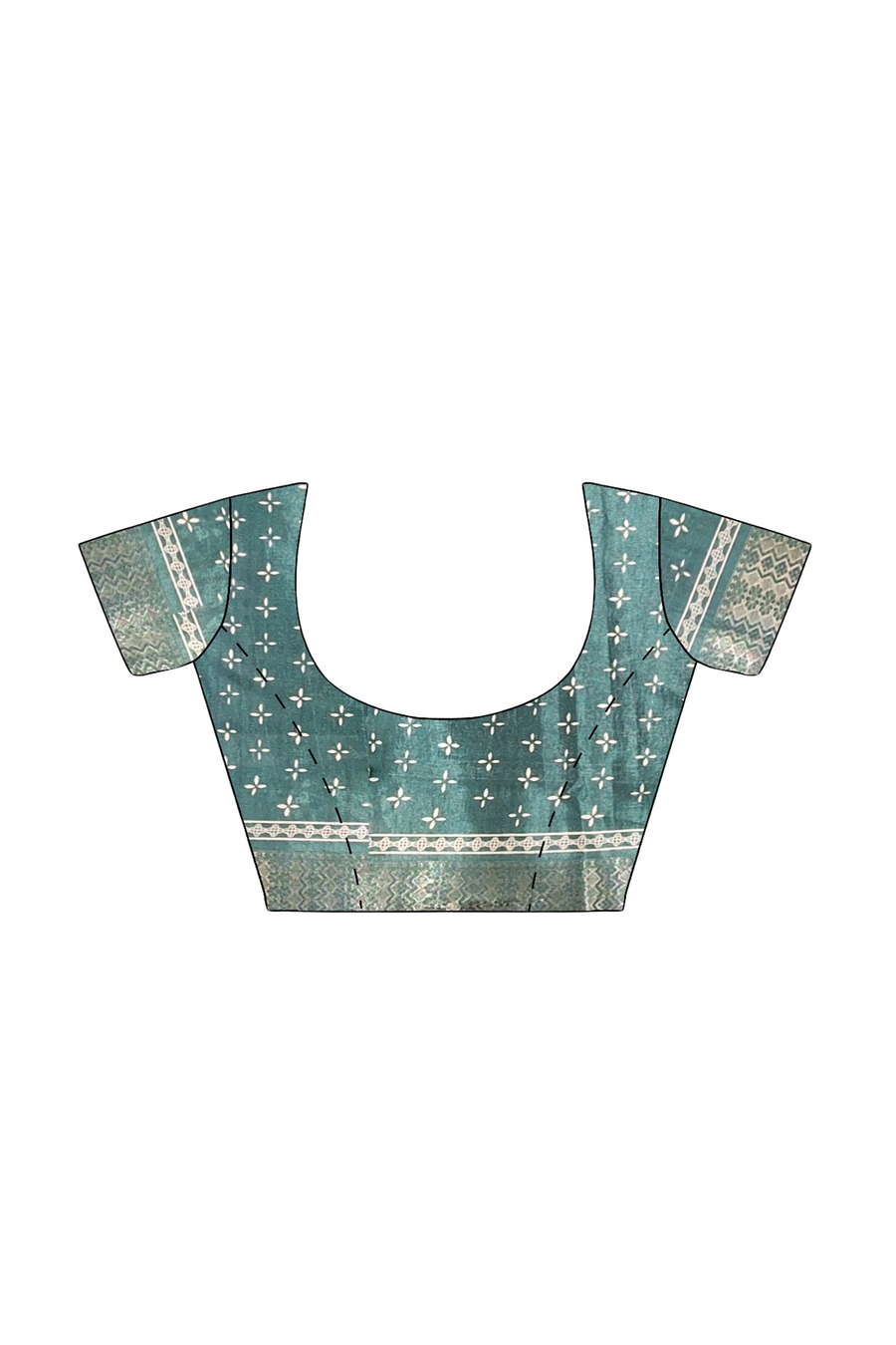 Silk Saree by Sarandhri Dola Silk Cambridge Saree Chartreuse Couture Charm x One Blouse