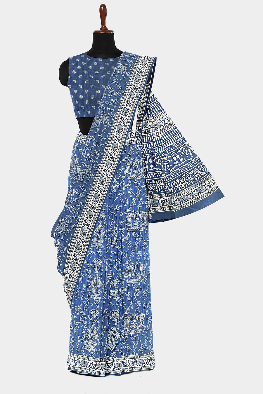 Silk Saree by Sarandhri Dola Silk Lux Silk Bluebird's Melody x One Blouse